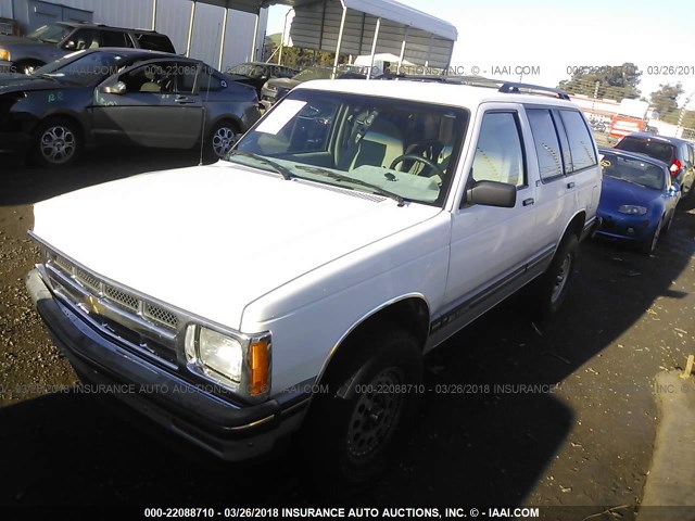 1GNDT13W8R2178715 - 1994 CHEVROLET BLAZER S10 WHITE photo 2