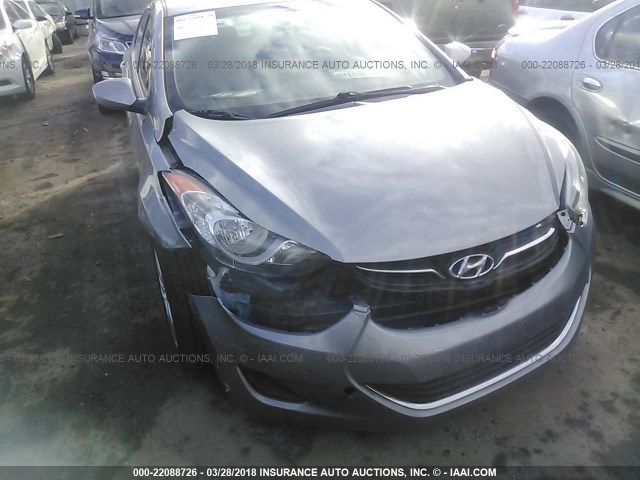 KMHDH4AE1DU724429 - 2013 HYUNDAI ELANTRA GLS/LIMITED SILVER photo 6