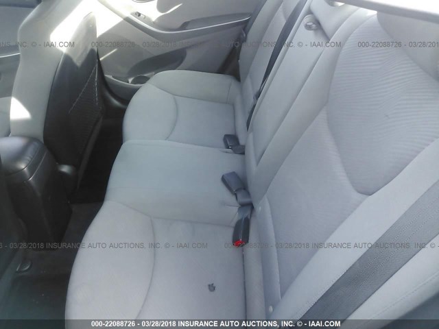 KMHDH4AE1DU724429 - 2013 HYUNDAI ELANTRA GLS/LIMITED SILVER photo 8