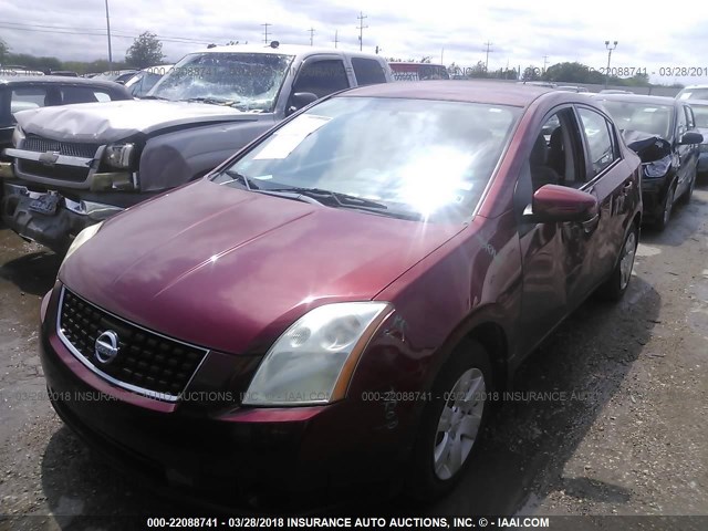 3N1AB61E48L645537 - 2008 NISSAN SENTRA 2.0/2.0S/2.0SL RED photo 2