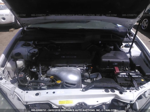 4T1BE32K75U533288 - 2005 TOYOTA CAMRY LE/XLE/SE WHITE photo 10