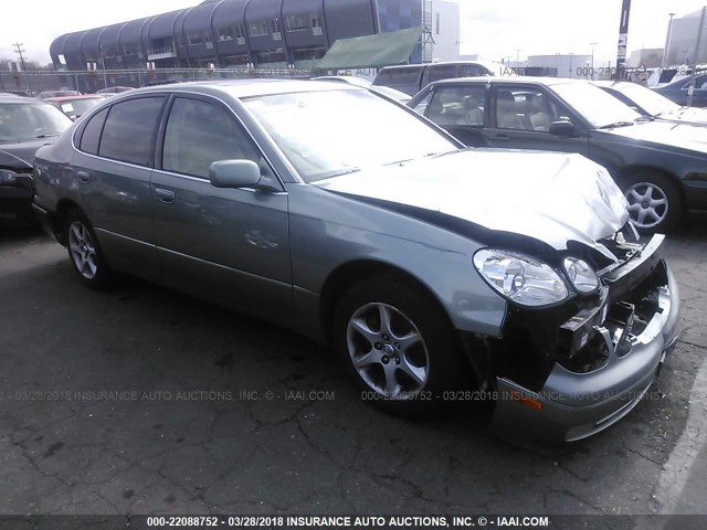 JT8BD69S540193416 - 2004 LEXUS GS 300 GREEN photo 1