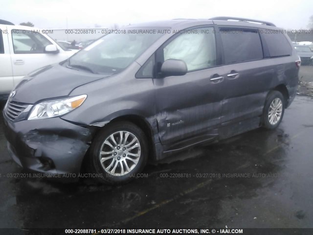 5TDYK3DC3FS652653 - 2015 TOYOTA SIENNA XLE/LIMITED GOLD photo 6