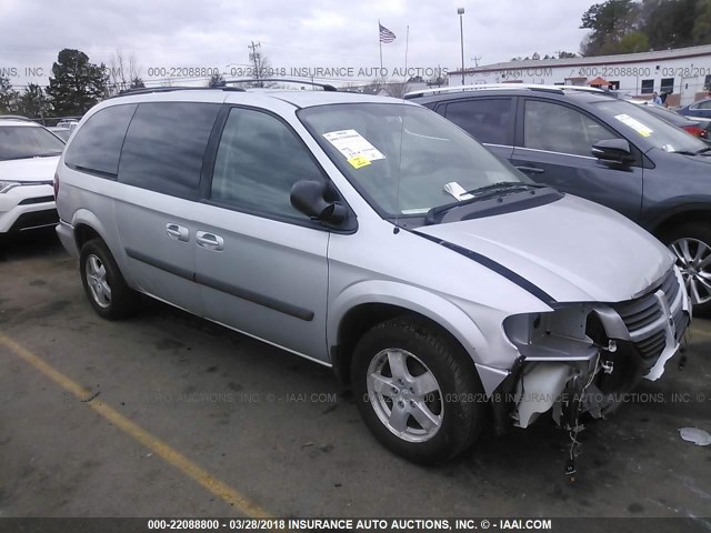 1D4GP24R37B233564 - 2007 DODGE GRAND CARAVAN SE SILVER photo 1