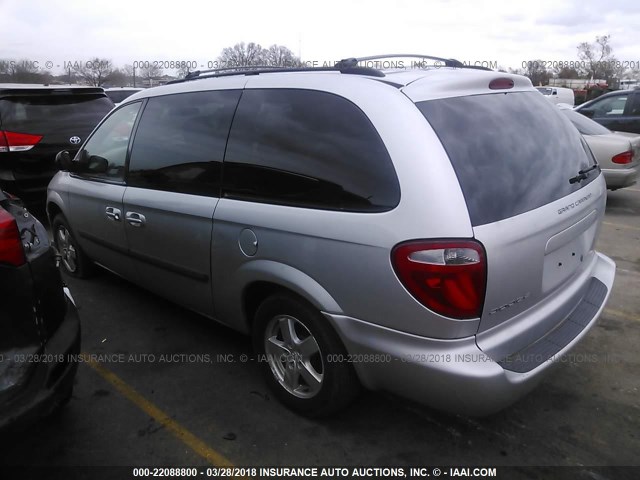 1D4GP24R37B233564 - 2007 DODGE GRAND CARAVAN SE SILVER photo 3