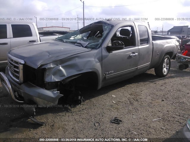 2GTEC19J781257736 - 2008 GMC SIERRA C1500 GRAY photo 2