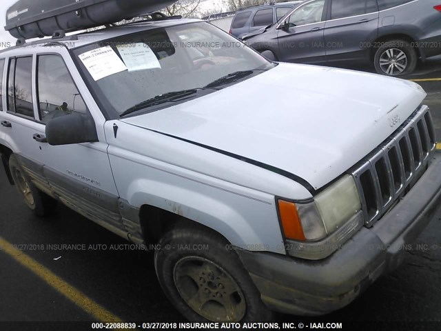 1J4EZ58S5TC136524 - 1996 JEEP GRAND CHEROKEE LAREDO WHITE photo 1