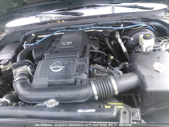 5N1AR18W46C620183 - 2006 NISSAN PATHFINDER LE/SE/XE BLUE photo 10