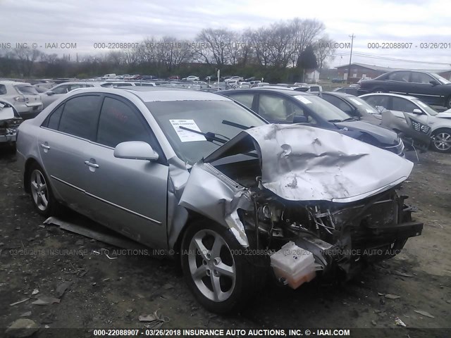 5NPEU46FX8H365099 - 2008 HYUNDAI SONATA SE/LIMITED SILVER photo 1