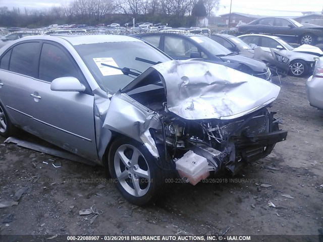 5NPEU46FX8H365099 - 2008 HYUNDAI SONATA SE/LIMITED SILVER photo 6