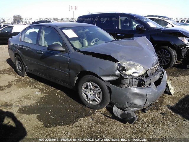 1G1ZS58F18F123041 - 2008 CHEVROLET MALIBU LS ნაცრისფერი ფოტო 1