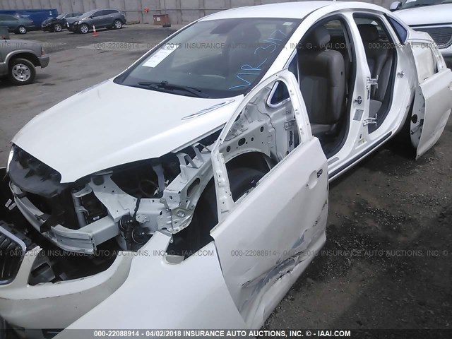 1G4PP5SK6C4232472 - 2012 BUICK VERANO CREAM photo 6