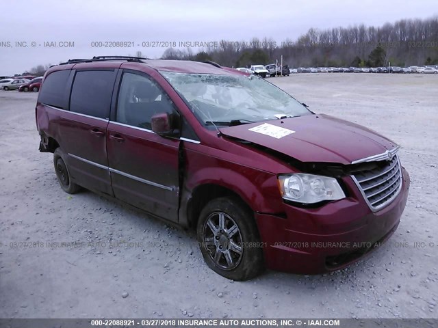 2A4RR5D14AR113660 - 2010 CHRYSLER TOWN & COUNTRY TOURING RED photo 1