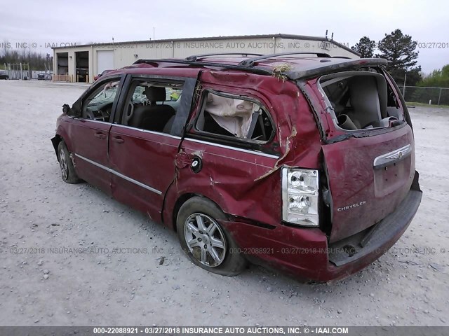 2A4RR5D14AR113660 - 2010 CHRYSLER TOWN & COUNTRY TOURING RED photo 3