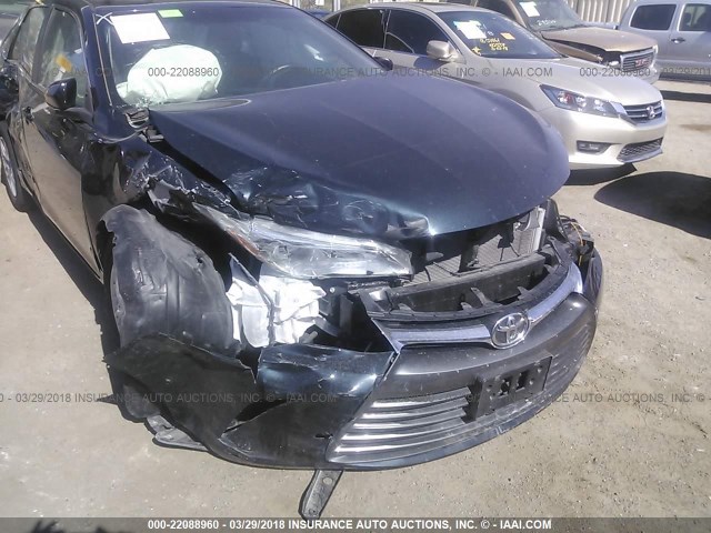 4T4BF1FKXGR543737 - 2016 TOYOTA CAMRY LE/XLE/SE/XSE GREEN photo 6