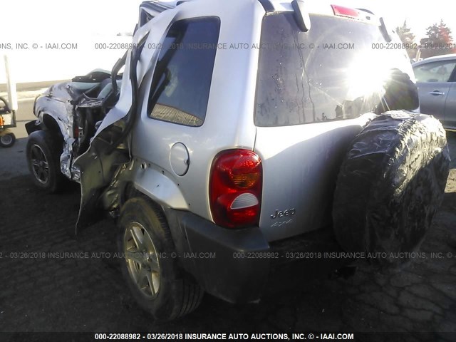 1J4GL48K43W678331 - 2003 JEEP LIBERTY SPORT/FREEDOM ვერცხლისფერი ფოტო 3