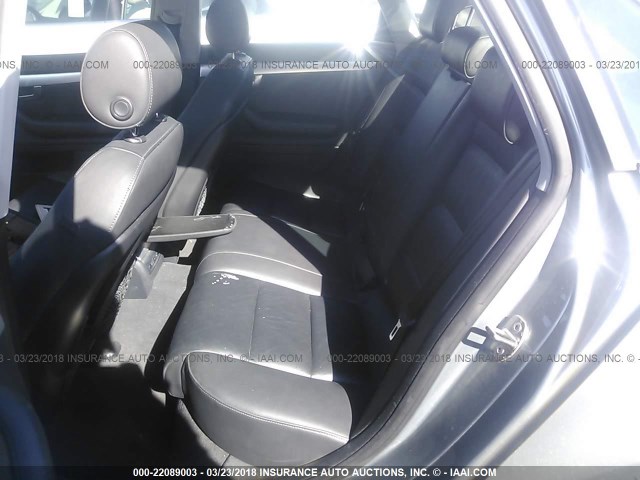 WAUDF78E36A251801 - 2006 AUDI A4 2.0T QUATTRO GRAY photo 8