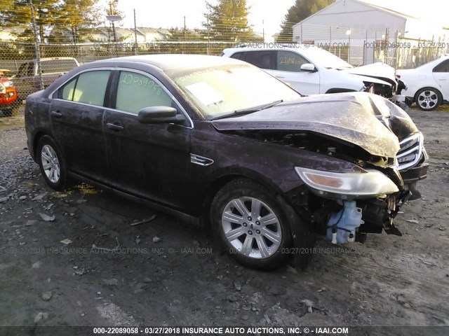 1FAHP2DW2BG115515 - 2011 FORD TAURUS SE BURGUNDY photo 1