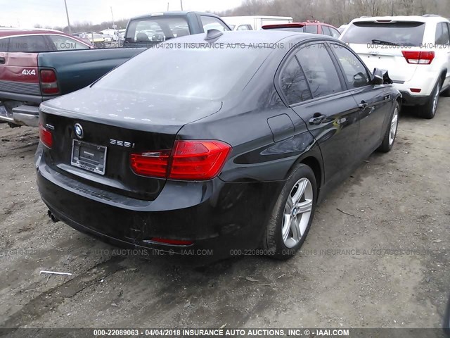 WBA3B5G5XFNS17330 - 2015 BMW 328 XI SULEV BLACK photo 4