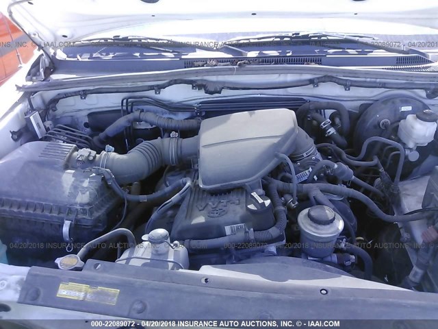 5TFTX4CN3FX059907 - 2015 TOYOTA TACOMA ACCESS CAB Weiß Foto 10