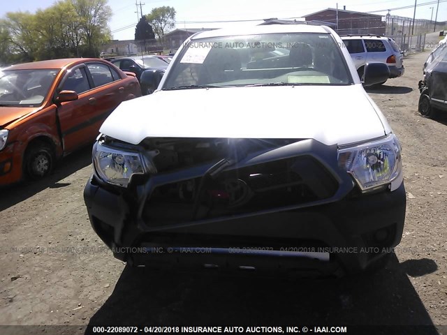 5TFTX4CN3FX059907 - 2015 TOYOTA TACOMA ACCESS CAB WHITE photo 6