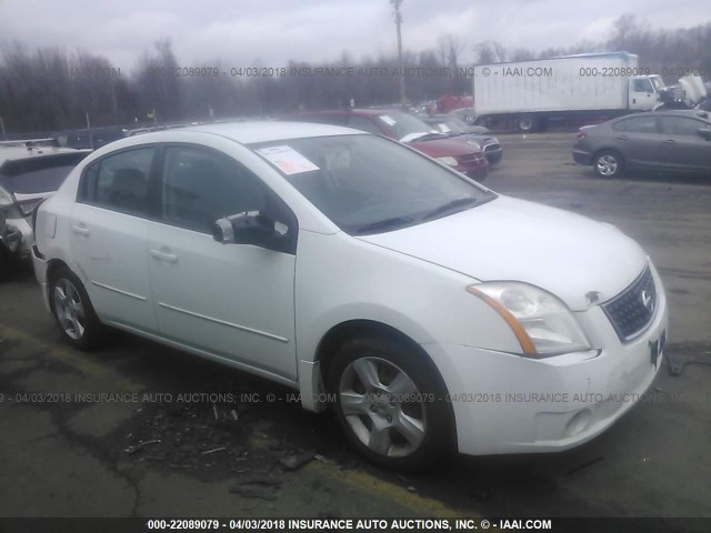 3N1AB61E19L627837 - 2009 NISSAN SENTRA 2.0/2.0S/2.0SL WHITE photo 1