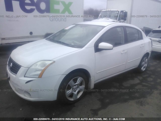 3N1AB61E19L627837 - 2009 NISSAN SENTRA 2.0/2.0S/2.0SL WHITE photo 2