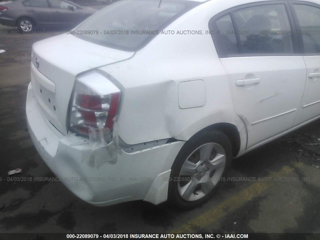 3N1AB61E19L627837 - 2009 NISSAN SENTRA 2.0/2.0S/2.0SL WHITE photo 6