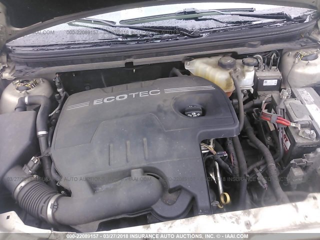 1G1ZG57B69F221127 - 2009 CHEVROLET MALIBU LS ოქროსფერი ფოტო 10