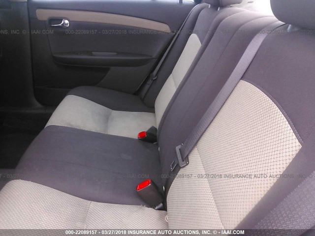 1G1ZG57B69F221127 - 2009 CHEVROLET MALIBU LS ოქროსფერი ფოტო 8