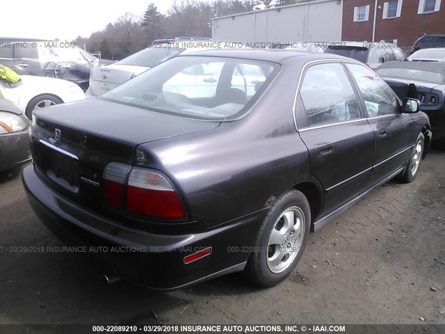 1HGCD5603VA043319 - 1997 HONDA ACCORD SE PURPLE photo 4