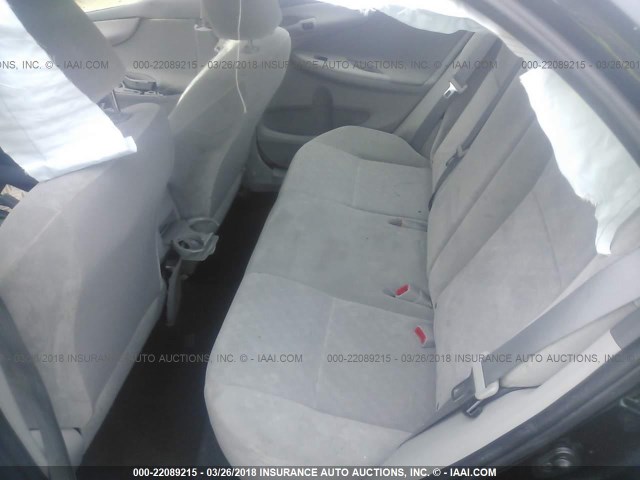 JTDBL40E79J007120 - 2009 TOYOTA COROLLA LE/XLE BLACK photo 8