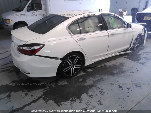 1HGCR2F5XHA192164 - 2017 HONDA ACCORD SPORT WHITE photo 4