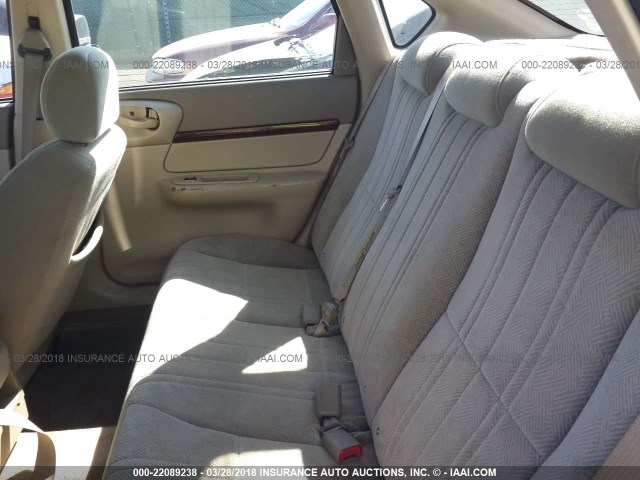 2G1WF52E639178562 - 2003 CHEVROLET IMPALA BEIGE photo 8