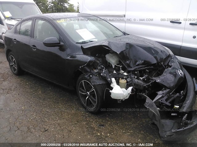 JM1BL1TF9D1751653 - 2013 MAZDA 3 I BLACK photo 1