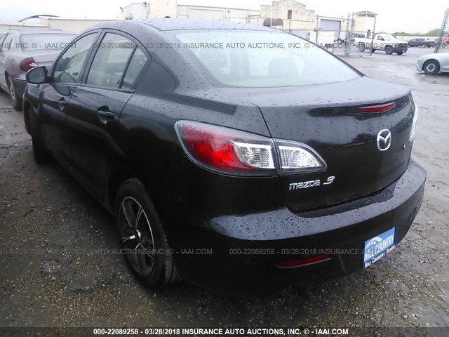 JM1BL1TF9D1751653 - 2013 MAZDA 3 I BLACK photo 3