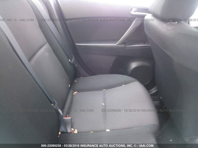 JM1BL1TF9D1751653 - 2013 MAZDA 3 I BLACK photo 8