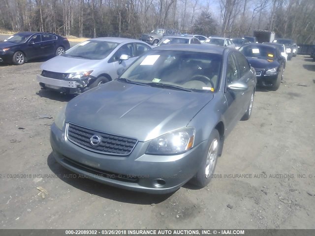 1N4AL11D76N304124 - 2006 NISSAN ALTIMA S/SL GREEN photo 2