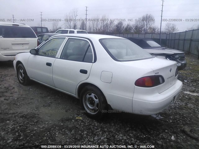 2T1BR12E6XC111679 - 1999 TOYOTA COROLLA VE/CE/LE 白色 照片 3