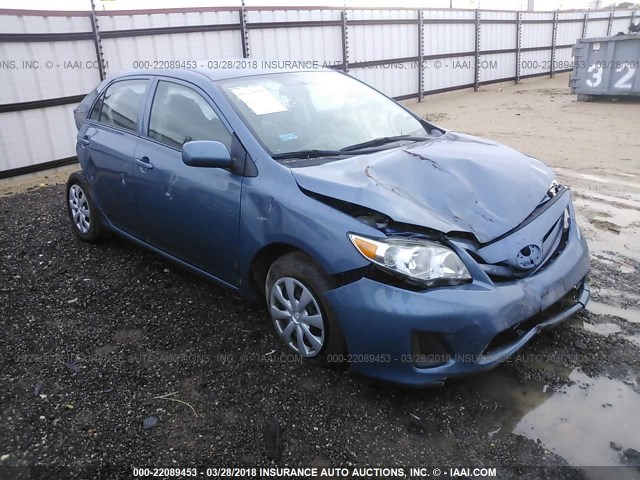 5YFBU4EE5DP205978 - 2013 TOYOTA COROLLA S/LE BLUE photo 1