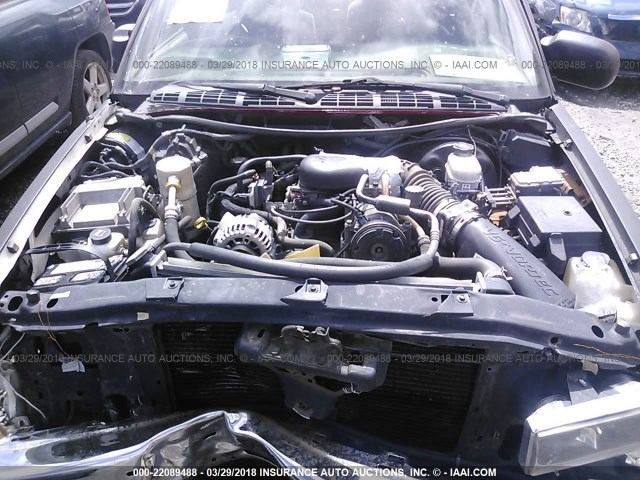 1GCCS14W428166571 - 2002 CHEVROLET S TRUCK S10 Schwarz Foto 10