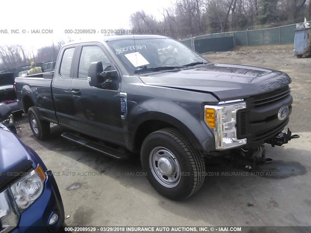 1FT7X2A63HED63657 - 2017 FORD F250 SUPER DUTY GRAY photo 1