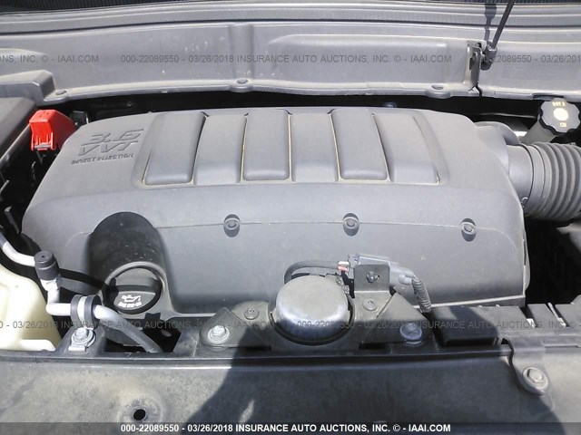 1GKKVRED6CJ129549 - 2012 GMC ACADIA SLT-1 Czarny zdjęcie 10