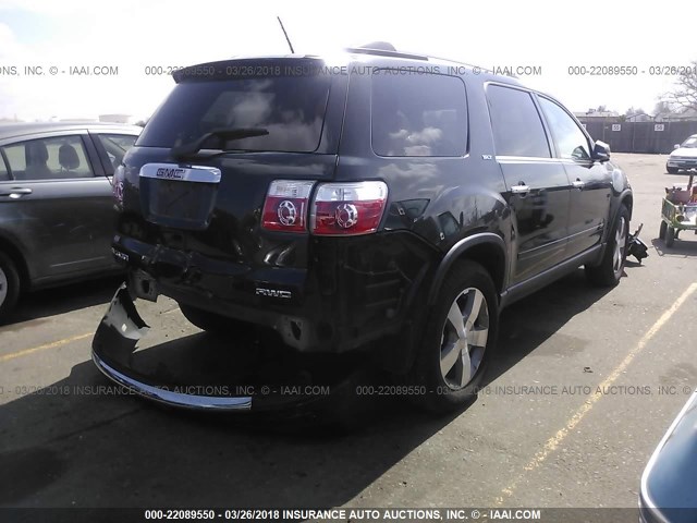 1GKKVRED6CJ129549 - 2012 GMC ACADIA SLT-1 Czarny zdjęcie 4
