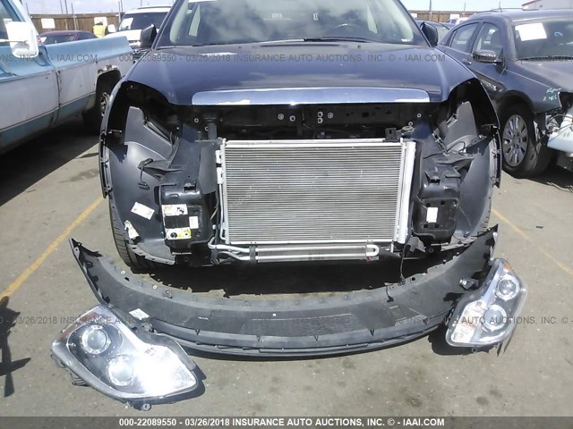 1GKKVRED6CJ129549 - 2012 GMC ACADIA SLT-1 Czarny zdjęcie 6