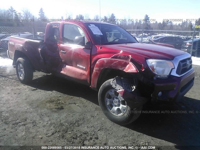 5TFUU4EN3CX026718 - 2012 TOYOTA TACOMA RED photo 1