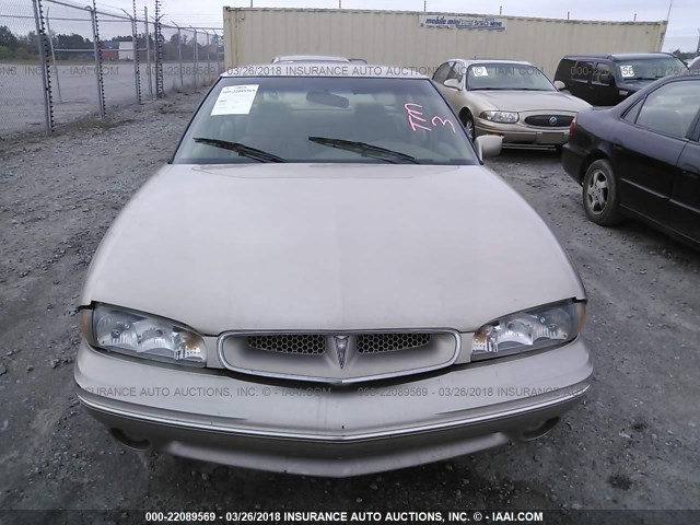 1G2HX52K4XH227444 - 1999 PONTIAC BONNEVILLE SE TAN photo 6