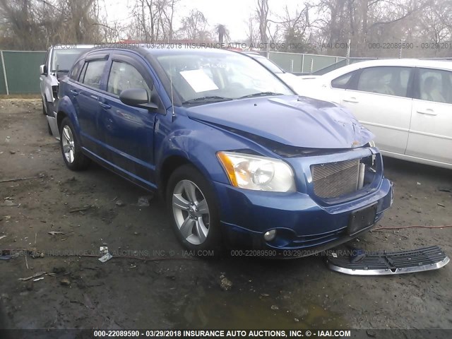 1B3CB3HA8AD568529 - 2010 DODGE CALIBER MAINSTREET BLUE photo 1