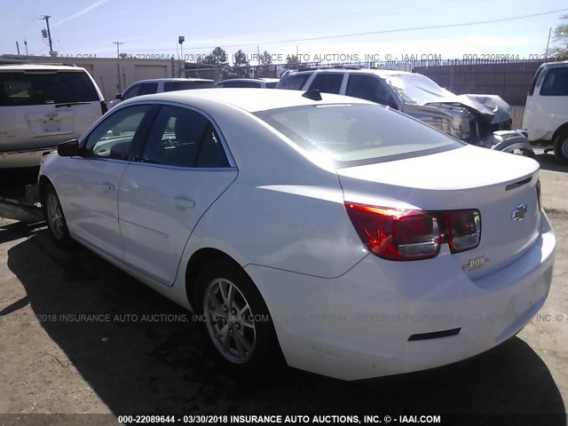 1G11A5SA3DF262708 - 2013 CHEVROLET MALIBU LS 白色 照片 3