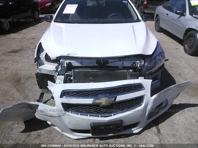 1G11A5SA3DF262708 - 2013 CHEVROLET MALIBU LS 白色 照片 6